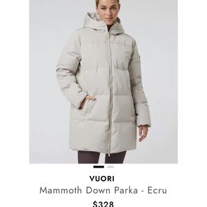 Vuori Mammoth Down Parka - Ecru - medium